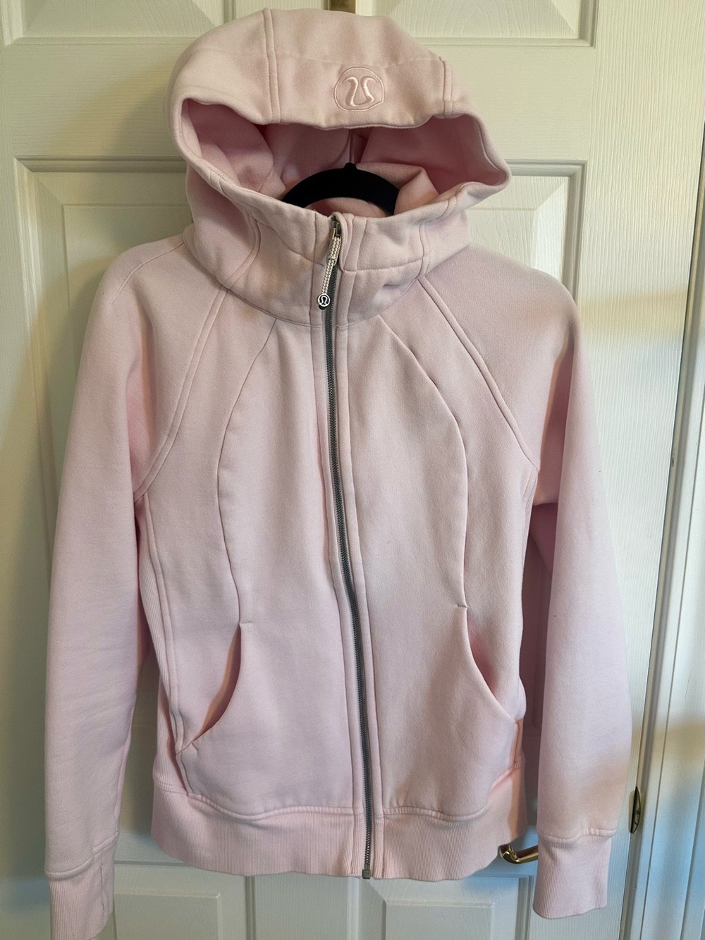 lululemon Scuba Hoodie Blissful Pink Full Zip Size 8